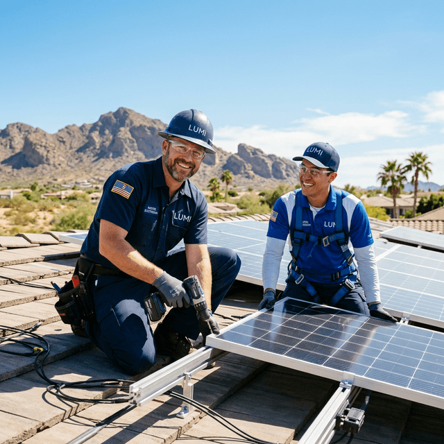 LUMI Technicians at work